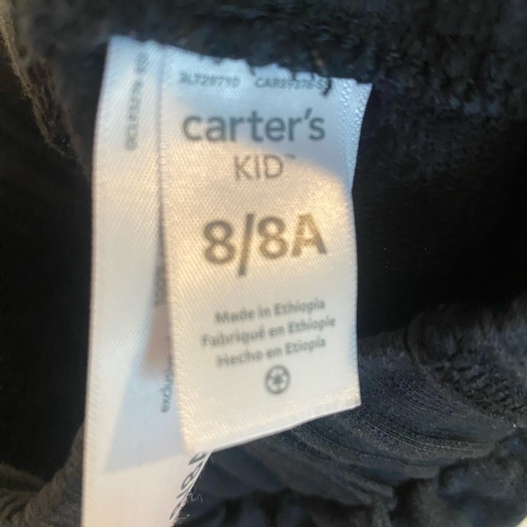 Set of Carter's Black, Gray and Camo Jogger Sweatpants - Picture 6 of 6
